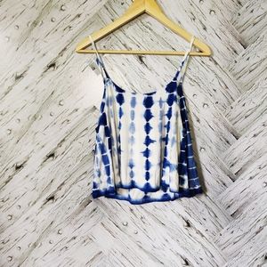 Forever 21 Tie Dye Cropped Tank Top